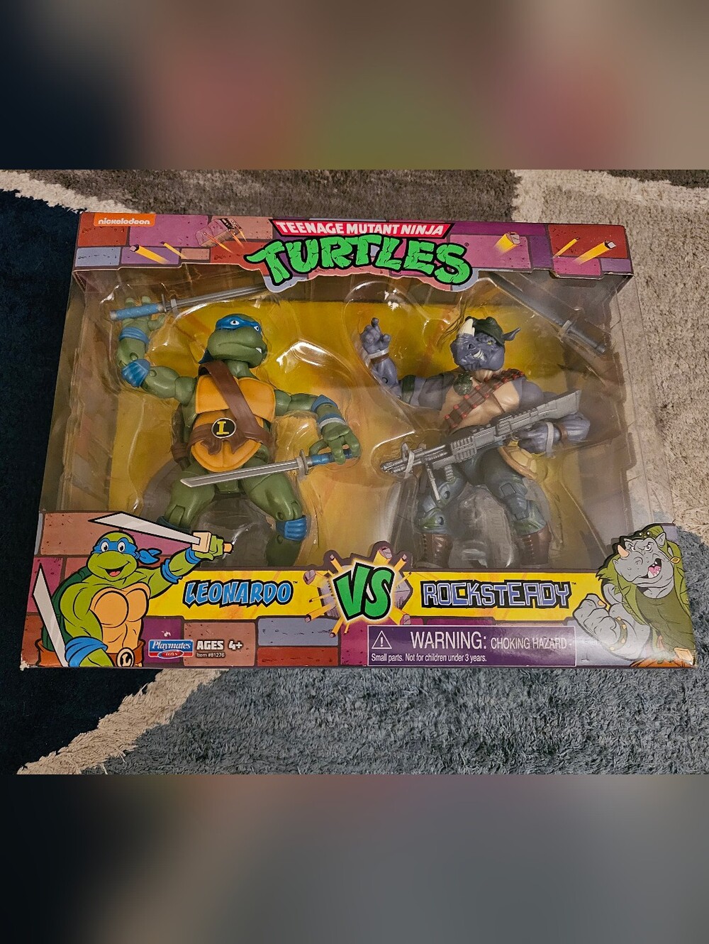 Leonardo/Rocksteady Two Pack - Teenage Mutant Ninja Turtles